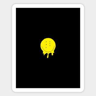 Drippy Six-Eyed Smiley Face, Small Magnet